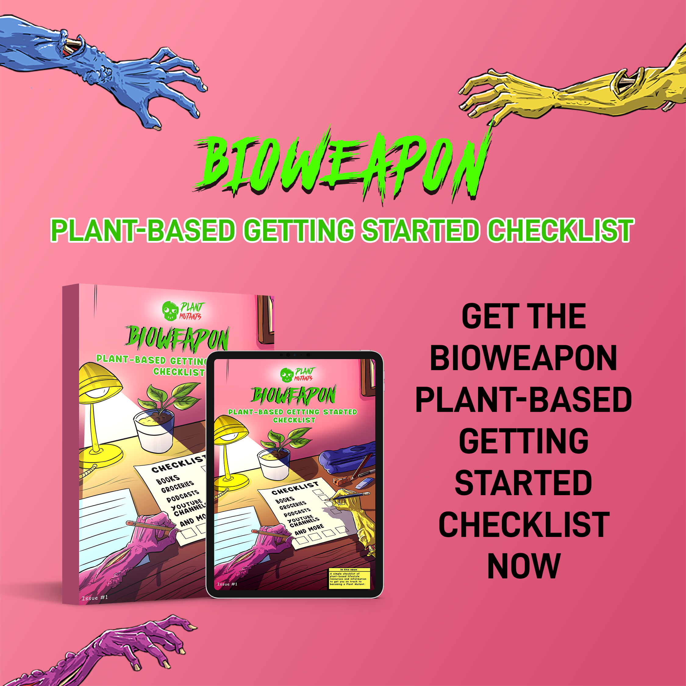 Plant Mutants Bioweapon: Plant-Based Getting Started Checklist ✅ (DIGITAL DOWNLOAD)