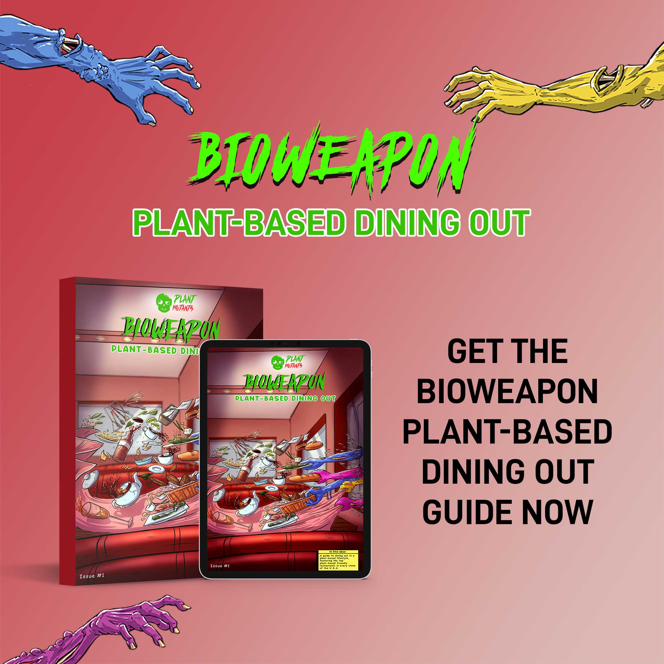 Plant Mutants Bioweapon: Plant-Based Dining Out 🍟 (DIGITAL DOWNLOAD)