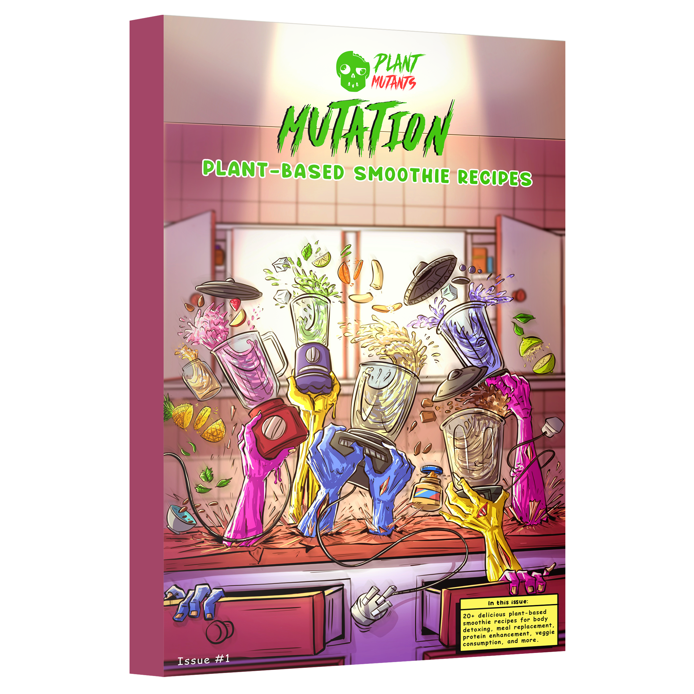 Plant Mutants Mutation: Plant-Based Smoothie Recipes🥤(DIGITAL DOWNLOAD)